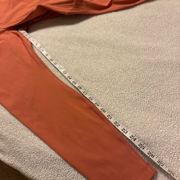 Lululemon Wunder Under High-Rise Tight 28" *Full-On Luxtreme Rustic Coral Orange - Picture 9 of 13
